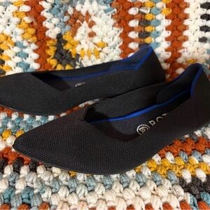 Rothy's Black and Blue Women's Flats